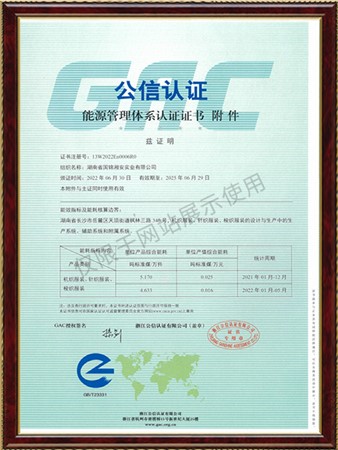 能源管理体系认证-湖南省国锦湘安实业有限公司（附件）
